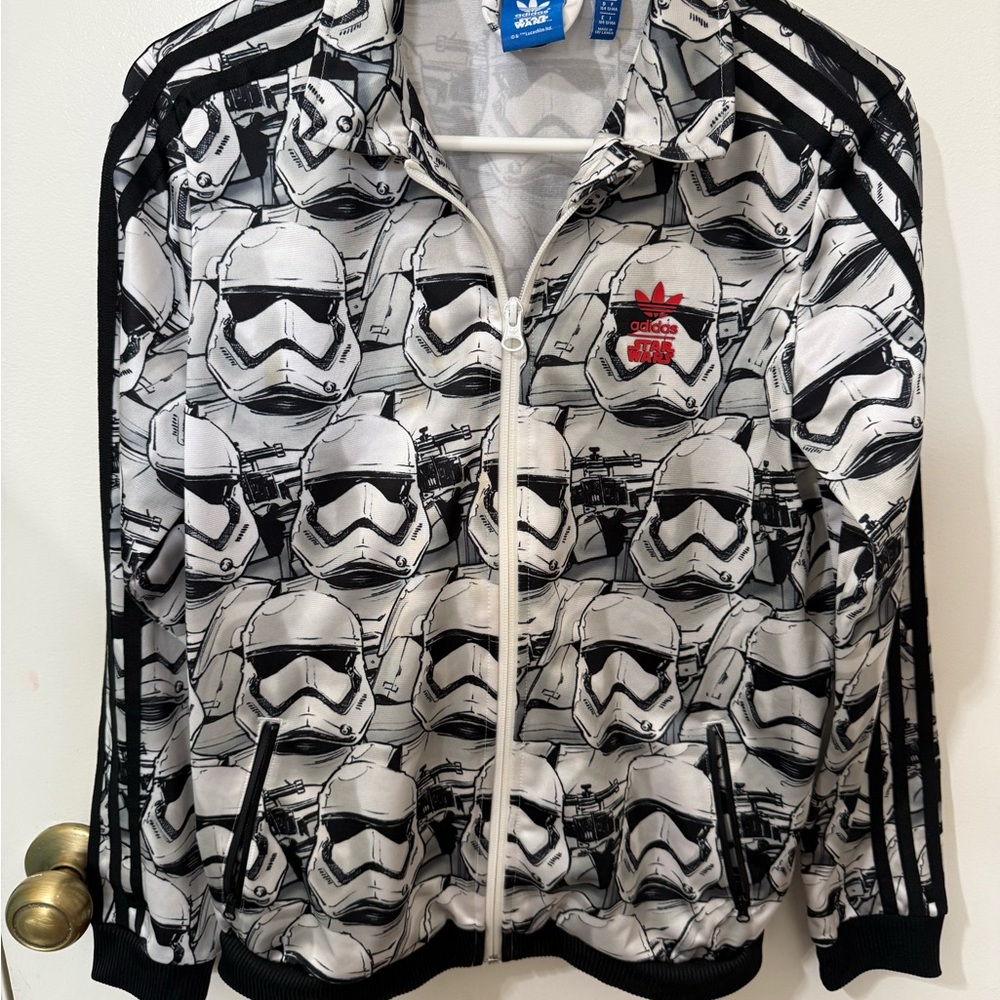 Adidas Star Wars Black and White Track Jacket